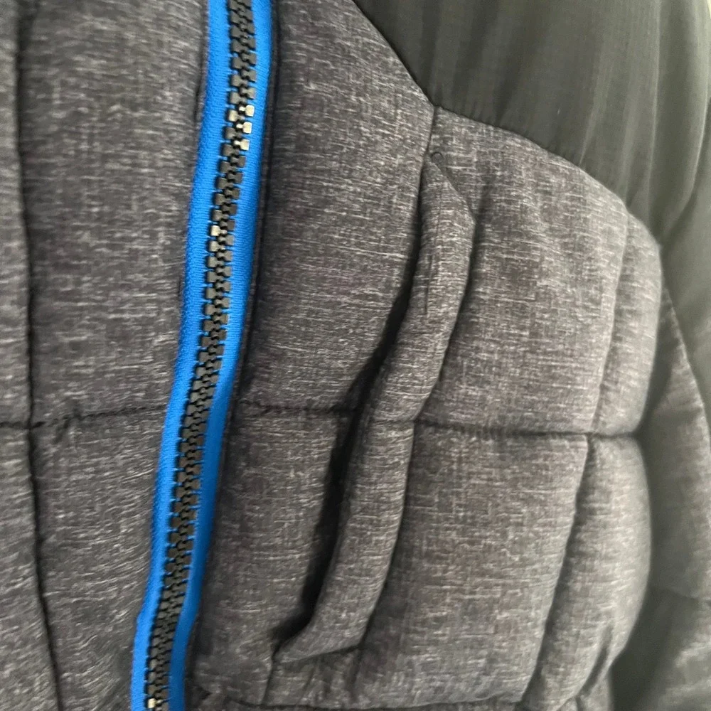 ZeroXposur Boys Puffer Jacket Black Grey Blue Hooded Winter Coat S 6/7